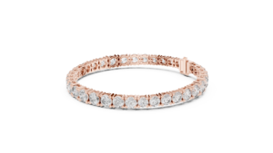 10K <b>Gold</b> Diamond Bracelet Round Cut Multi Size 35 Stones Luxury Sparkle Elegant Wedding Party Fine Jewelry Gift - Product Image 2