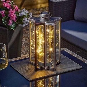 Farol de Metal Blanco de la Mejor Calidad, Decoración de Interiores para el Hogar, Farol de Hierro para Velas de Mesa, Diseño Moderno Navideño, Hecho a Mano y Personalizado - Product Image 2