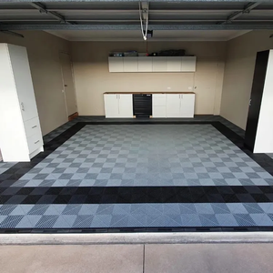 Dalles de sol modulaires en PP pour salle d'exposition automobile, salle de lavage de voitures, sol de garage à emboîtement - Product Image 5