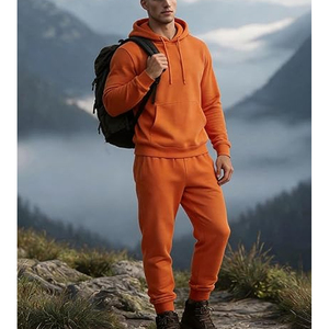 Conjunto Deportivo de Poliéster para Hombre, Sudadera con Capucha, Pantalones Jogger, Ropa Deportiva Informal para Correr - Product Image 2