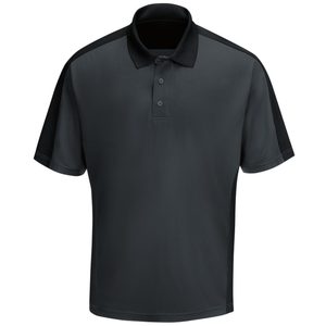 Chemise à manches courtes bleu clair pour homme, 100% polyester, style décontracté uni, tissu tricoté à séchage rapide, coupe classique - Product Image 5