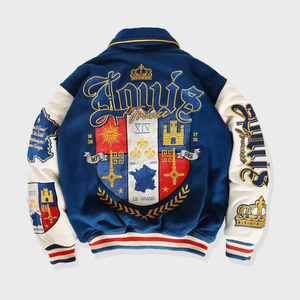 Fabricant de vestes universitaires, veste pull universitaire personnalisée, maillot de football pour hommes, veste de baseball vierge pour hommes en gros - Product Image 2