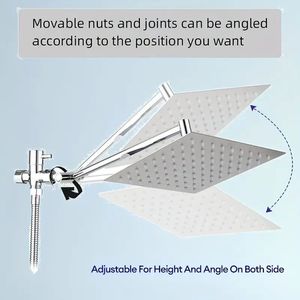 Sistema Doccia Professionale Ispirato al Spa con 3 Funzioni, Tubo Anti-Torsione, Installazione Senza Attrezzi, Accessori per Doccia - Product Image 3