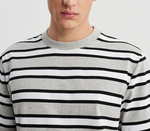 เสื้อยืดผู้ชายไซส์ใหญ่ราคาส่ง ปักโลโก้ตามสั่ง คุณภาพสูง 240 กรัม ผ้าฝ้าย 100% ปักโลโก้ เสื้อยืดโอเวอร์ไซส์สำหรับผู้ชาย - Product Image 3