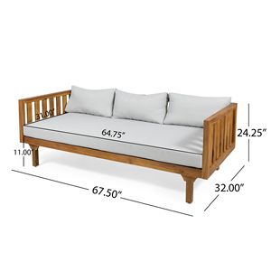 Claremont 3-Seater <b>Garden</b> <b>Daybed</b> - Product Image 4