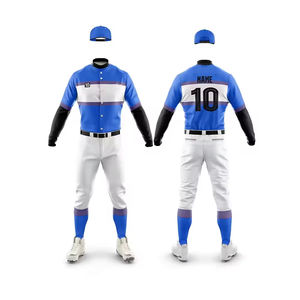 Uniformes de baseball sportifs personnalisés de haute qualité pour hommes avec shorts, logo personnalisé élégant imprimé, tissu respirant - Product Image 3