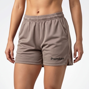 Shorts de sport unis de qualité supérieure à séchage rapide avec taille élastique pour adultes – Idéal pour l'été et les loisirs - Product Image 2