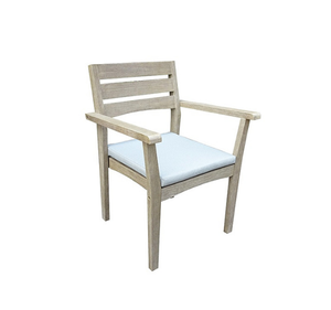 Juego de Mesa de Comedor de Madera de Teca Sólida de Lujo para Exteriores, 8 Plazas con Sillones, Estilo Costero, Muebles de Comedor para Jardín y Patio - Product Image 5