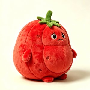 Regalo único para amantes de las verduras. Juguete de peluche decorativo para la habitación. Compañero de tomate suave y abrazable. - Product Image 3
