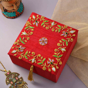 Boîte de rangement de bijoux de luxe pour mariage, cadeau de mariée, par Whimsy Art Craft - Product Image 6