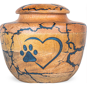 Handmade Wooden Cremation Urn for Human Ashes Premium Solid Wood Funeral Urn with Engraving Option by AYAANS - Product Image 3