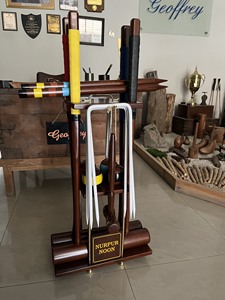 Juego para 4 Jugadores - Nur Pur Noon - Juego de Croquet para Jardín Geoffrey |   Deportes de Césped |   De madera - Product Image 2