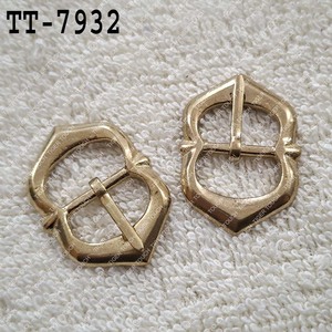 Hebillas de Cobre Envejecido para Accesorios de Cinturón, Hebillas Navajo Fundidas en Arena, Hebillas con Anilla en D, Hebillas Ovaladas de Latón TT-7932 - Product Image 3