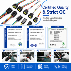 Aangepaste 2.2Mm Pvc Geïsoleerde Elektrische Draad Harnas Met 3 4 6 8 10 12 Pin Connectoren Voor Auto & Elektronica - Product Image 6