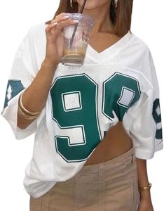 Maillot de football personnalisé en mesh, col en V, manches courtes, impression de numéros sublimés, tenue d'équipe - Product Image 4