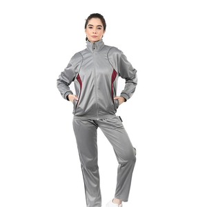 Most Demanding Reinforced <b>Stitched</b> Women's Stand Collar Zipper Closure Polyester Made Summer Wear Athletic Outdoor <b>Tracksuits</b> - Product Image 1