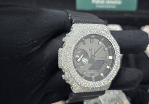 Aurexion Primeforge GA2100 Custom Iced Out Watch Metal <b>Case</b> Premium Stainless Steel Luxury CasiOak Conversion Kit gshock watch - Product Image 4