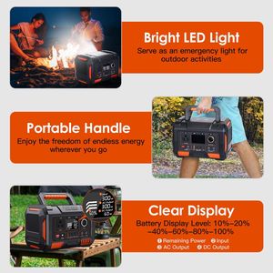 Stazione di Alimentazione Portatile 300W, Batteria di Accumulo Energetico 70200mAh, Generatore Solare AC per Auto, Campeggio, Viaggi ed Emergenze - Product Image 6