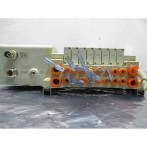 SMC SS5V1-GCJ09 Conjunto de Colector de 8 Válvulas - Equipo y Piezas de Semiconductores de Confianza con Legado Global - Product Image 1