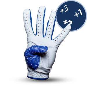 Golf <b>Glove</b> Reinforced Leather Palm Breathable Stretch Fabric Professional Golf outdoor Sports Activities anti-slip grip <b>moisture</b> - Product Image 2