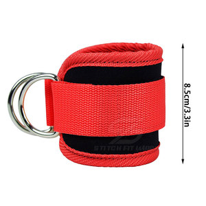 สายรัดข้อเท้าสำหรับการฝึกด้วยเครื่องเคเบิล รองรับการออกกำลังกายในยิมได้อย่างแข็งแรง ปรับขนาดได้ ใช้งานสะดวกสบาย - Product Image 3