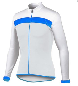 Maillot de Ciclismo para Hombre, Manga Corta, Negro, Blanco y Azul, Diseño de Rayas Diagonales, Panel de Malla Transpirable, Secado Rápido, Antibacteriano, Poliéster - Product Image 5