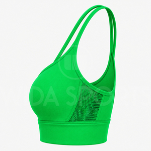 Sujetador deportivo frontal personalizado para yoga, transpirable, para mujer, top de gimnasio, ropa deportiva ligera, de alto soporte y elasticidad en cuatro direcciones. - Product Image 3
