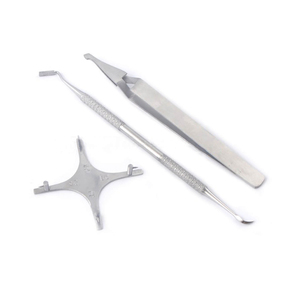 Pinzas Perforadoras de Goma para Dique Dental con 5 Tamaños de Orificio Diferentes, Herramienta de Perforación Tipo Marfil para Dique de Goma, Instrumentos Quirúrgicos Dentales - Product Image 2