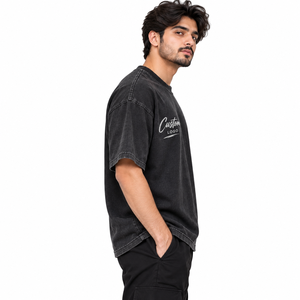 Camiseta de algodón para hombre The Coolest Pop, cuello redondo, manga corta, estampada, informal, de verano, corte regular, venta al por mayor, 180 gramos, corta - Product Image 2