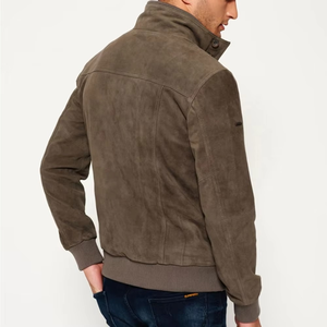 Men's Genuine Leather Jacket <b>Lined</b> Winter Vintage Biker Jacket Oversized Leather Motorcycle <b>Coat</b> Outwear - Product Image 2