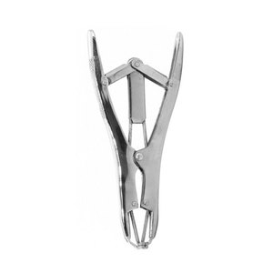 Pince applicatrice de bague nasale en acier inoxydable réutilisable de haute qualité 16,5 cm Instrument chirurgical vétérinaire professionnel pour le bétail - Product Image 2