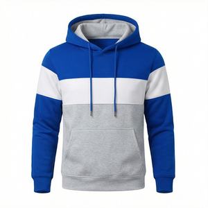 เสื้อฮู้ดดี้พรีเมียมแบบเรียบ ไม่มีเชือก ผ้ายืดทรงบ็อกซี่ ผู้ชาย สั่งทำได้ ผ้าฝ้ายฟลีซหนานุ่ม สตรีทแวร์ ขายส่ง เสื้อท่อนบน - Product Image 1