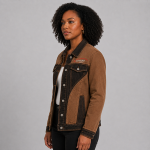 Top Quality <b>Women</b> Denim <b>Jacket</b> Custom Logo Breathable Washed Cotton Button Up Casual Streetwear Fashion Jean <b>Jacket</b> <b>for</b> <b>Women</b> - Product Image 2