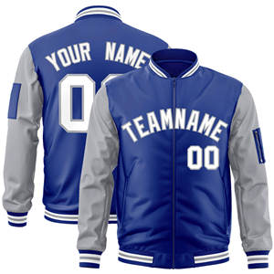 Vestes d'hiver coupe-vent personnalisées avec logo et nom, broderie, tenue de baseball, veste varsity, taille plus, pour hommes - Product Image 2