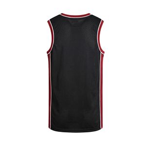 Uniforme de Equipo de Baloncesto de Diseño Negro Sólido, Jersey Deportivo Transpirable de Malla sin Mangas con Cuello Redondo - Product Image 2