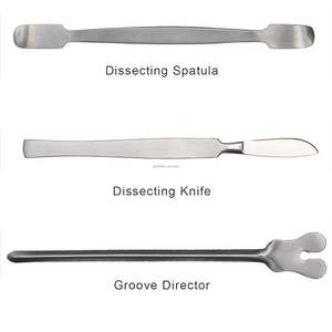 Professional Manual Dissection Kit Stainless Steel Surgical Tools Medical Biology Veterinary Marine Students ICU Dentavex DC-<b>S</b>-<b>9</b> - Product Image 4