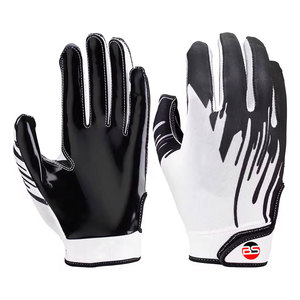 Gants de football américain fabriqués au Pakistan, prix bas, ajustement confortable, couverture complète de la main, par Burhan Sports - Product Image 6