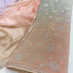 Malty embroidery fabric custom fancy textile fabric net fabric organza fabric for fashion garment wholesale export global supply - Product Image 6