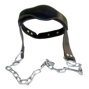 Arnés de Cuello de Nylon de Alta Resistencia con Cadena Cromada para Entrenamiento, Marca Privada, para Atletas Profesionales, Venta al Por Mayor - Product Image 1