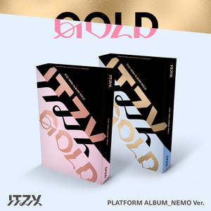 อัลบั้มต้นฉบับภาษาเกาหลีของ ITZY - GOLD (รุ่น PLATFORM_NEMO) - Product Image 1