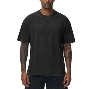 Camisetas Extra Grandes para Hombre, 100% Algodón, Estampado Personalizado, Corte Holgado, Estilo Vintage Lavado, Unisex, Manga Corta, Casual, Cómodas y Holgadas - Product Image 4
