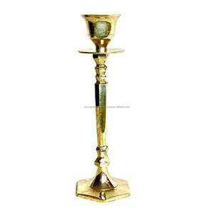 Aluminium <b>Taper</b> <b>Candle</b> Holder With Gold Finished Metal <b>Taper</b> <b>Candle</b> Holder For Home Lighting Decoration - Product Image 5