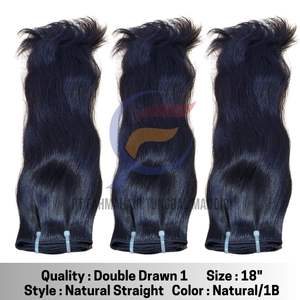 Nouveauté Extensions de cheveux raides naturels indonésiens meilleur vendeur 2025 Double trame haut de gamme 8 "-30" longueur cheveux humains - Product Image 6