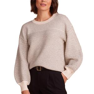 Suéter de Cachemira 100% Jacquard de Manga Larga para Mujer, Estilo Casual, Color Personalizado, Ropa de Invierno, Tejido Antiarrugas y Transpirable - Product Image 1