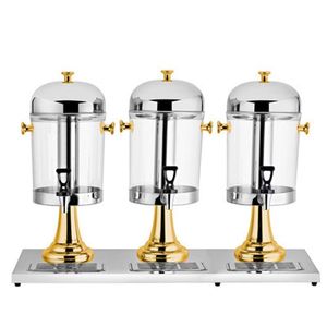 Distributeur de boissons de luxe pour bière, eau, jus, boissons froides, cocktails, rafraîchissements glacés avec couvercle hermétique et robinet sur pied - Product Image 4