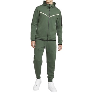 Survêtement de mode pour homme personnalisé avec logo, ensemble deux pièces streetwear tendance au style moderne, tissu de qualité supérieure - Product Image 1