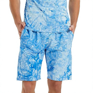 Men Summer <b>Set</b> casual two piece outfit for warm weather daily use made for men who prefer easy simple relaxed wear style - Product Image 5