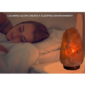Lámpara de Sal del Himalaya con Forma Natural Roja, Ecológica, Hecha a Mano, Feng Shui, Nueva para Navidad y Halloween - Product Image 2