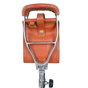 Taburete de caza de cuero de alta calidad, taburete portátil para camping, proveedor OEM, muebles de exportación premium hechos a mano y personalizados a bajo precio. - Product Image 4