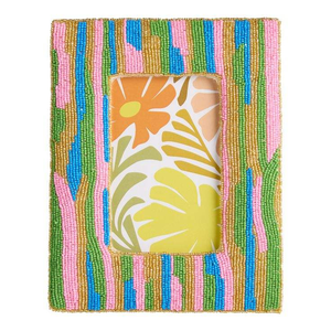 Handmade for Embroidery Modern Photo <b>Frame</b> Custom Gift Options Personalized Seed Beads Wholesale - Product Image 4